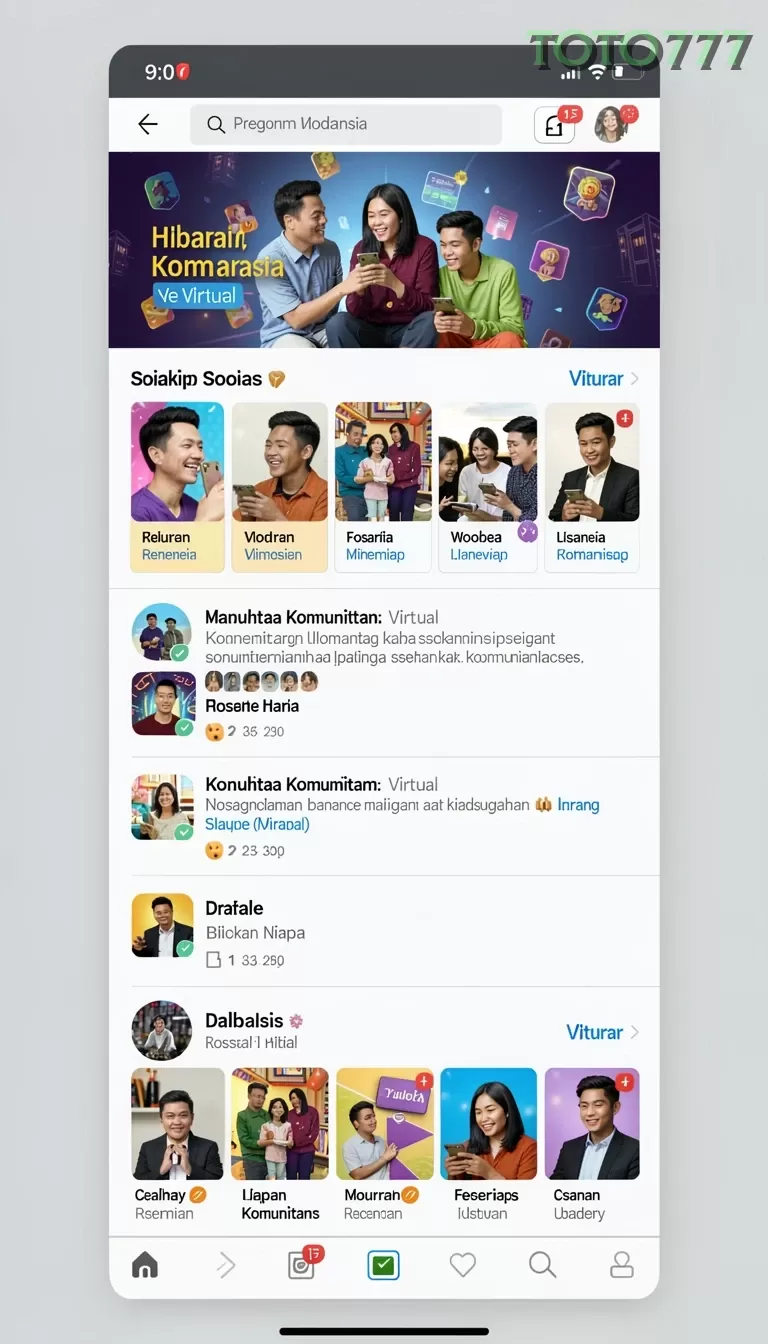 Cuplikan layar GADING22 — halaman utama