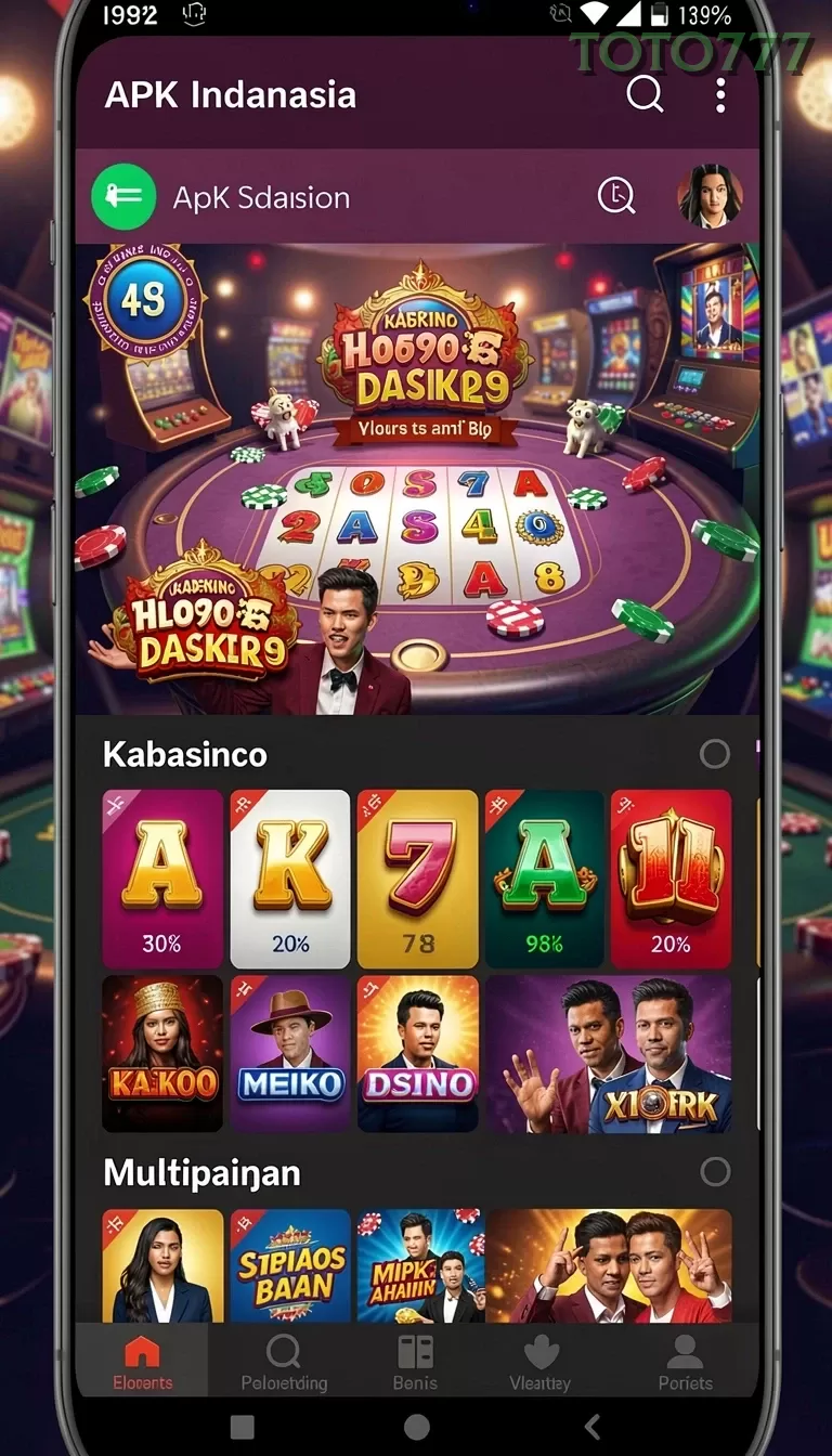 Cuplikan layar P200M — halaman utama