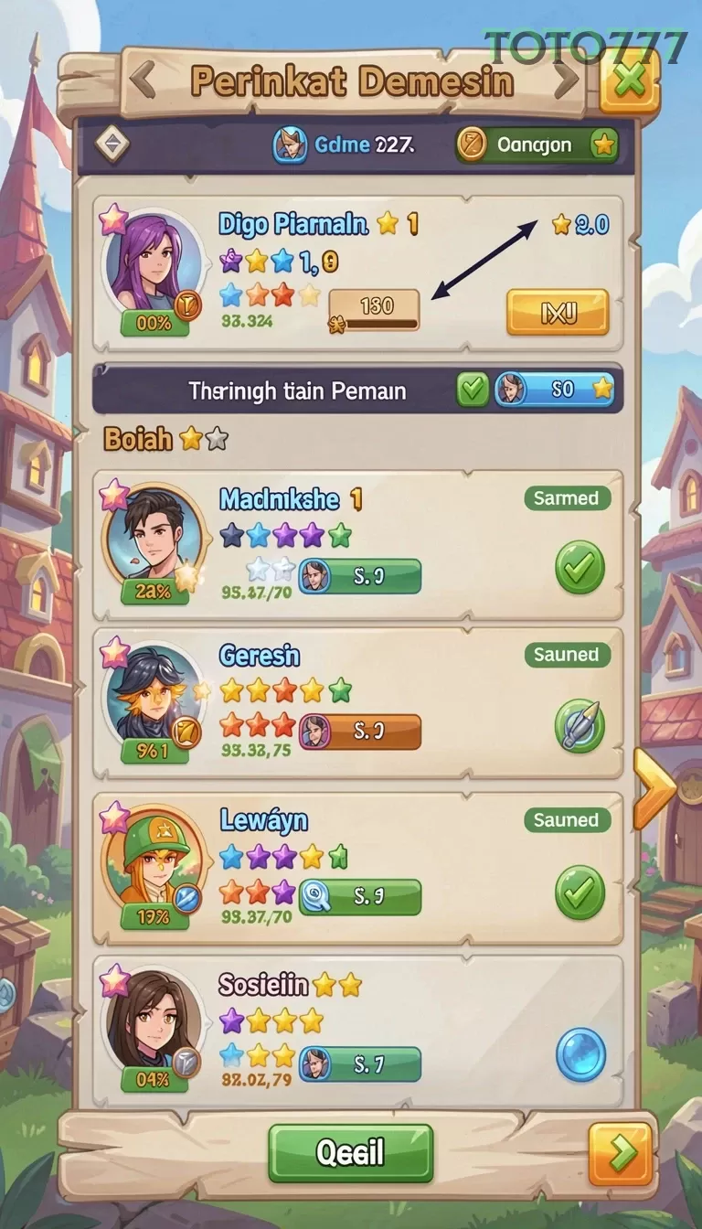 Cuplikan layar LUNATOGEL — aktivitas